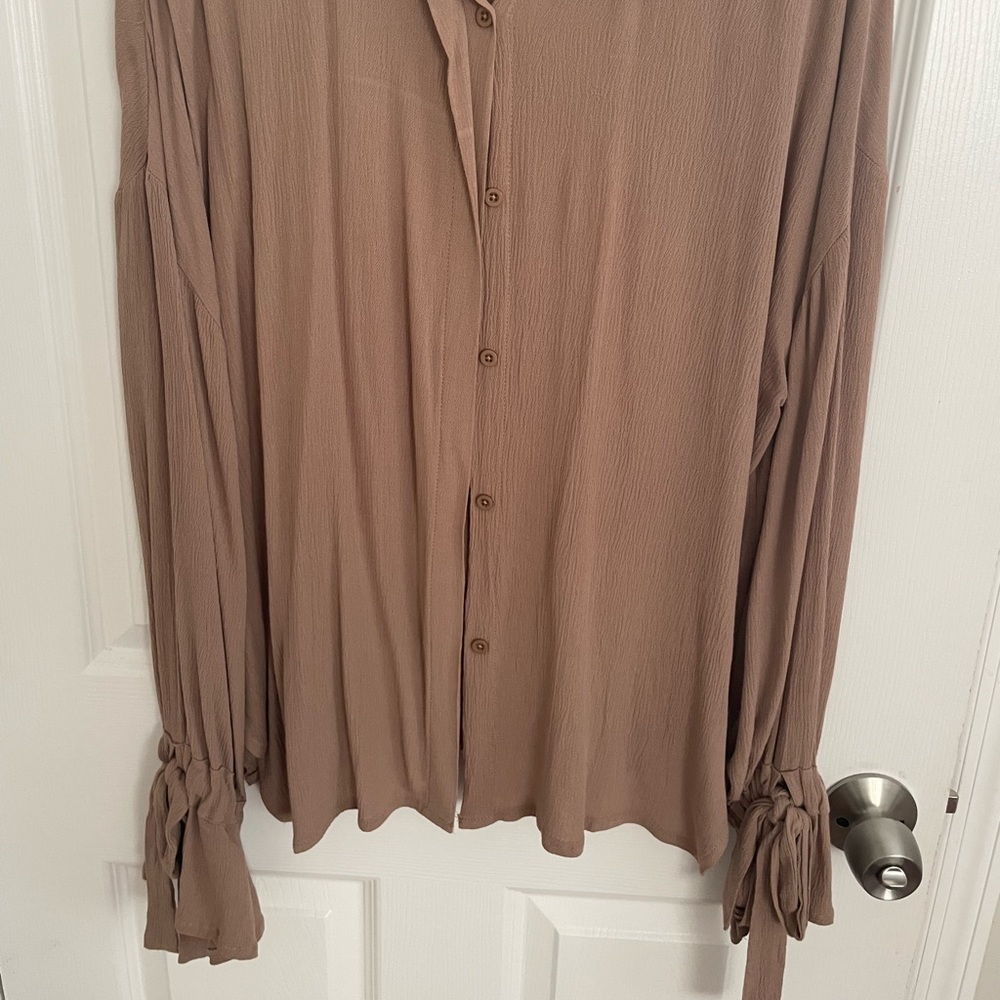 Soft Material Oversized Blouse